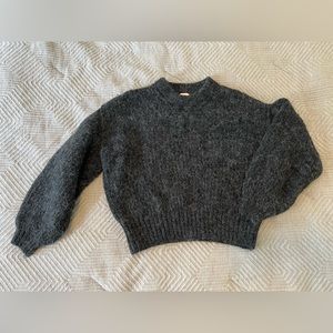 Comfy Grey Pullover Sweater